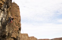 top rope climbing