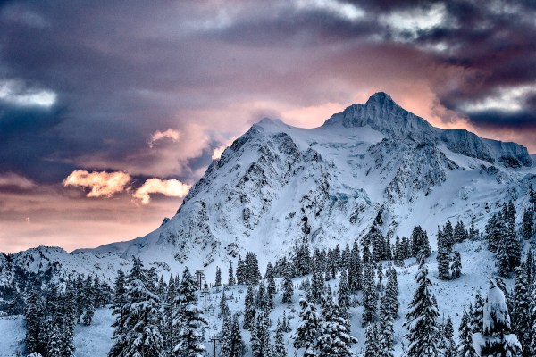 Sunrise over Mount Shuksan