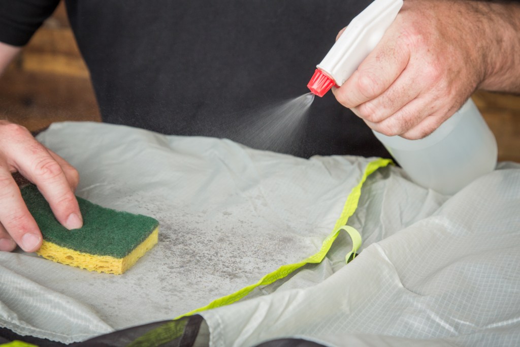 camping tent care and repairs