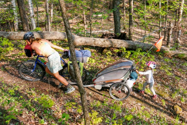 bikepacking with kids