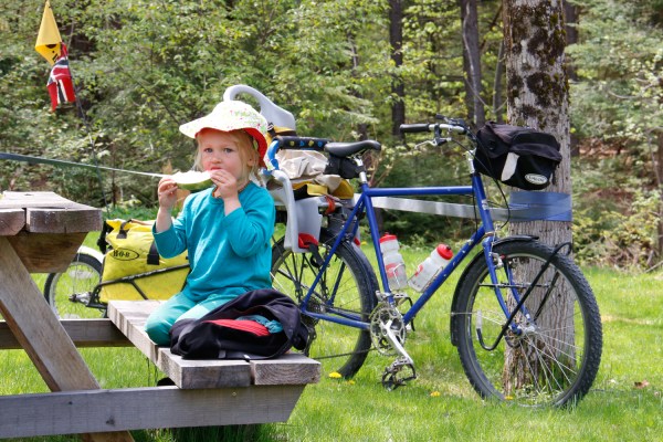 bikepacking with kids