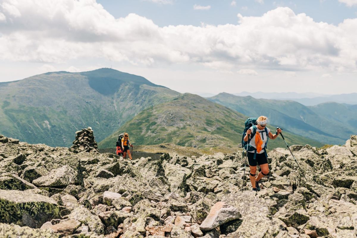 Picture of hikers on the Appalachian Trail.