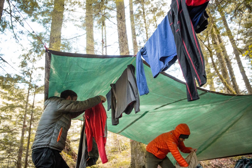 Camping in the Rain