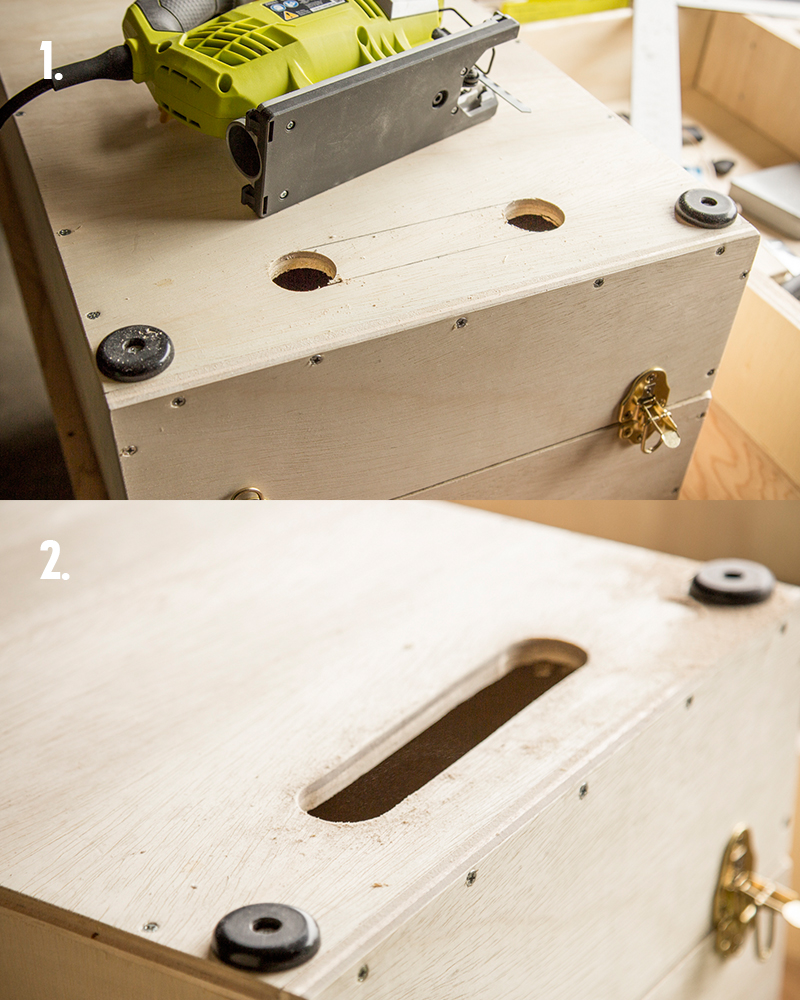 diy ski waxing box