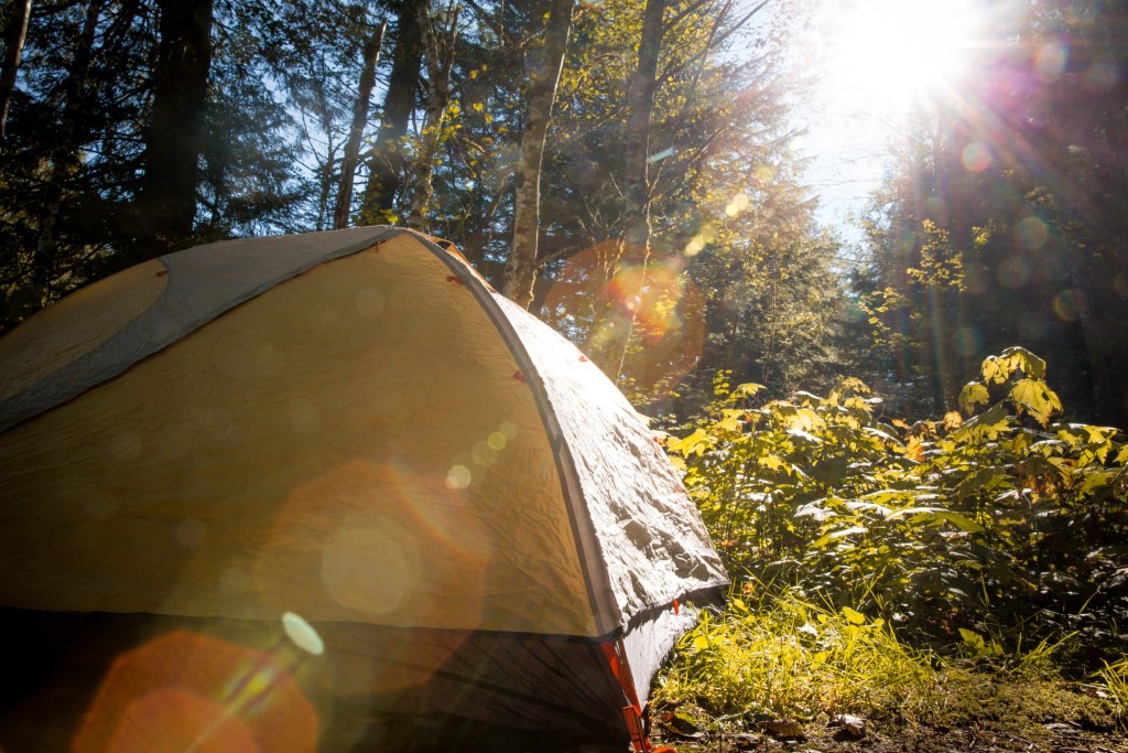 Camping in the Rain