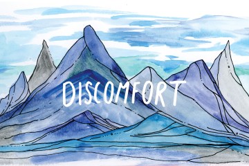 Discomfort artwork by Sarah Uhl.