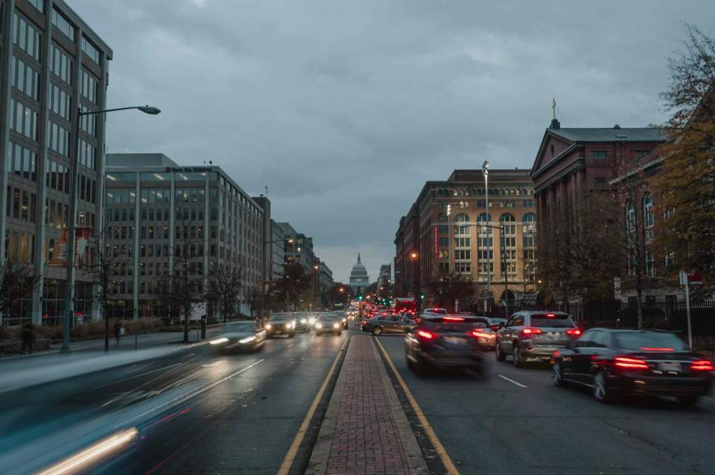 Busy D.C. Street