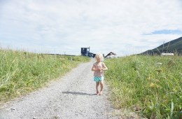 Outdoor child in grass