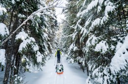 Circumnavigating Baxter State Park on Skis