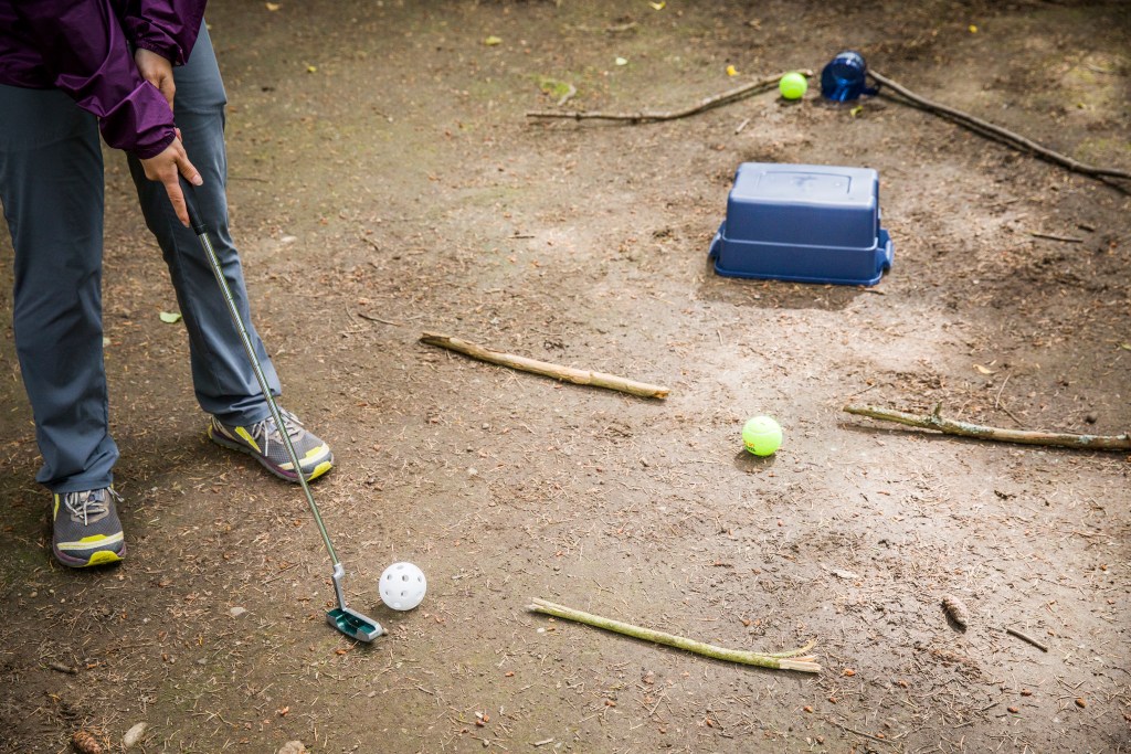 DIY golf setup 