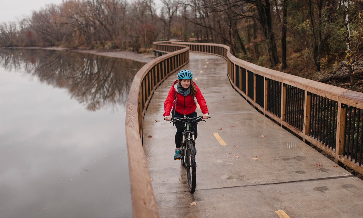 Katie Harris cycling