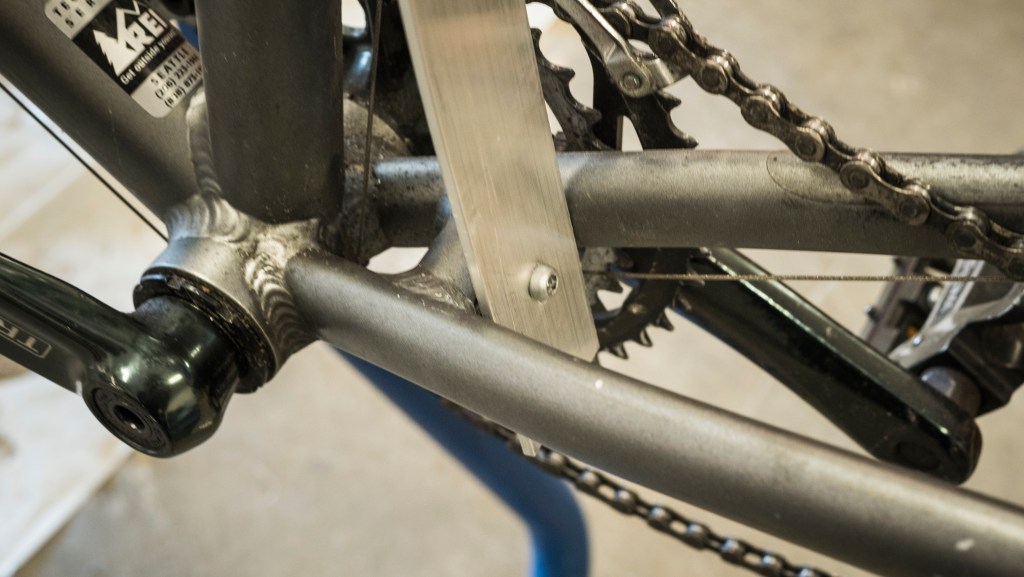 Mount the Fender to the Chainstay Bracket