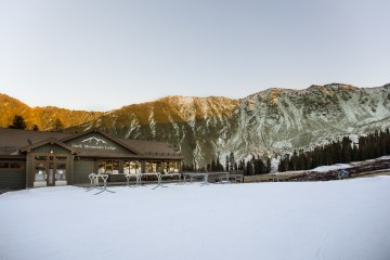 Black Mountain Lodge at Arapahoe Basin in Colorado.