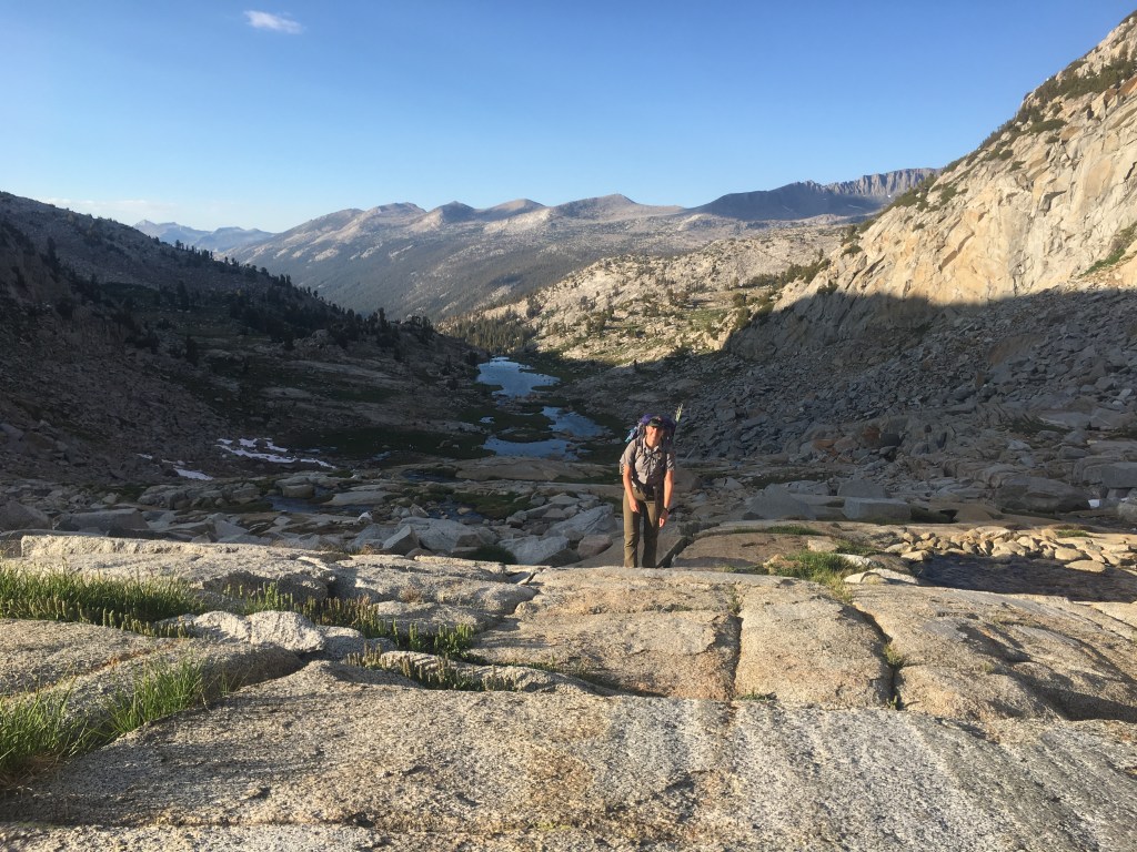 Emerging from Lyell Canyon