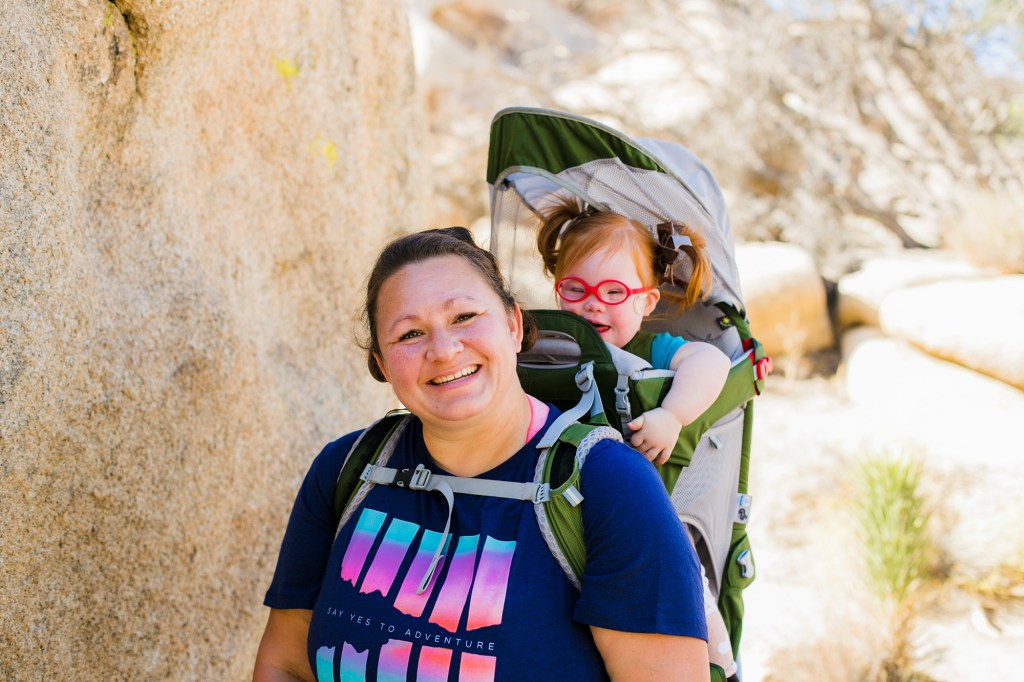 Melody and Ruby at Joshua Tree