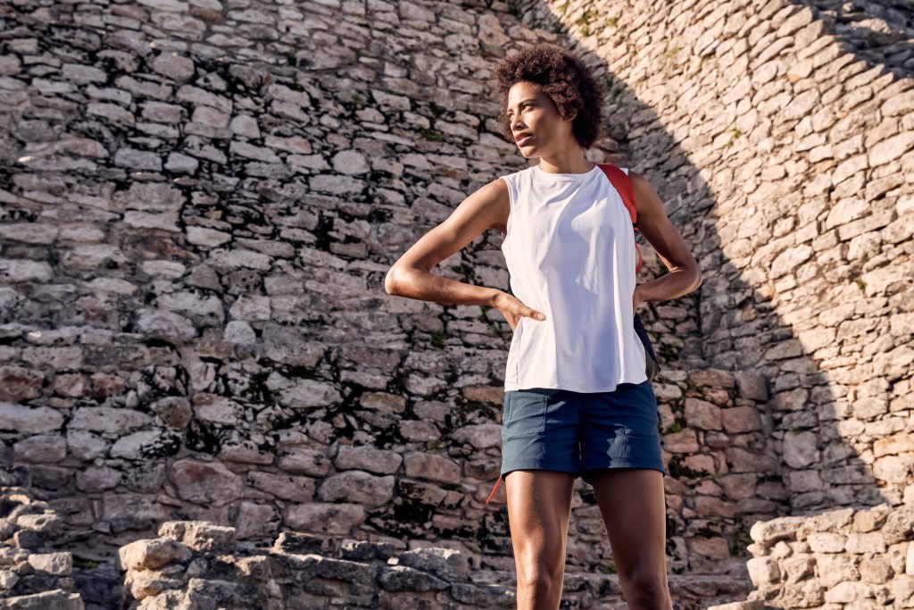 Athleta hiking outfit