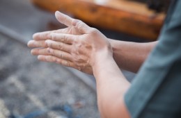 climber's hands