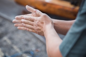 climber's hands