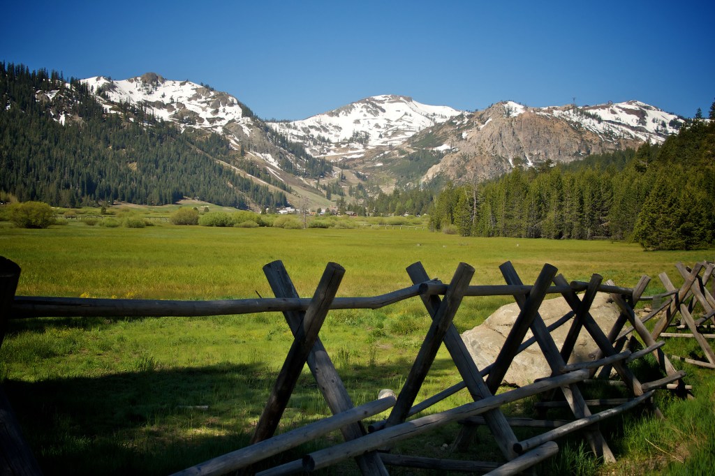 Squaw Valley California in the Springtime