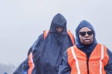 GirlTrek walking in the rain