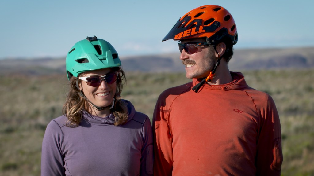 Biking Smiling