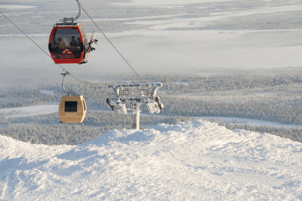 Sauna gondola at Sport Resort Ylläs