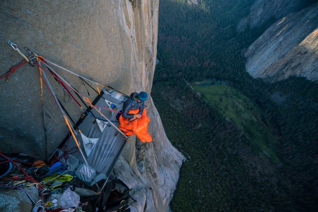 Climber on El Capitan