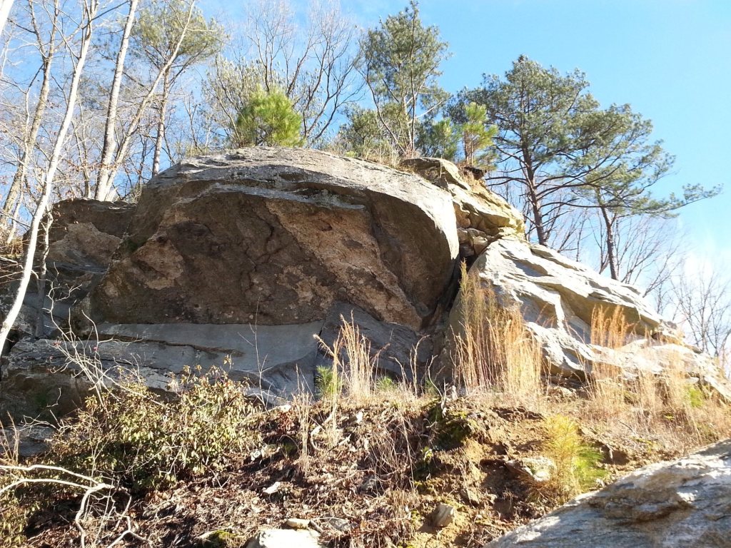 A cliff formation at Long Island.