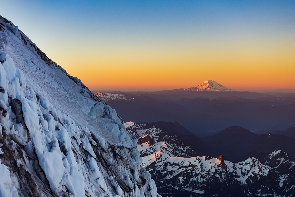 Sunrise on Mt. Rainier