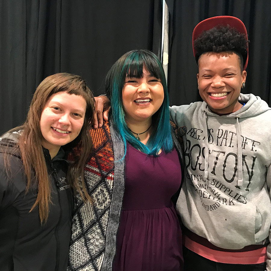 Mailee Hung, Jolie Varela and Summer Winston