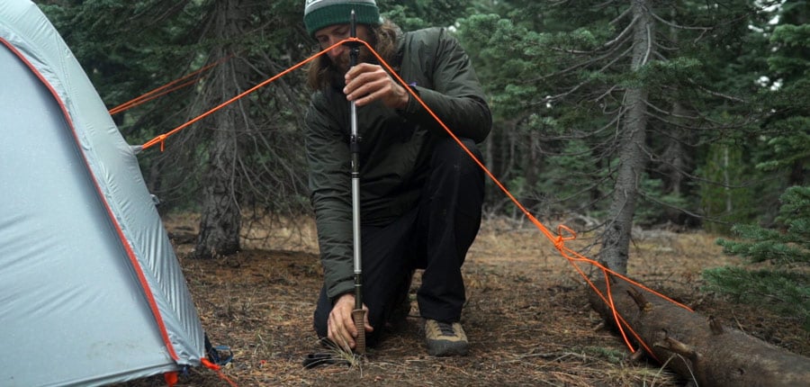 How to guy out your tent