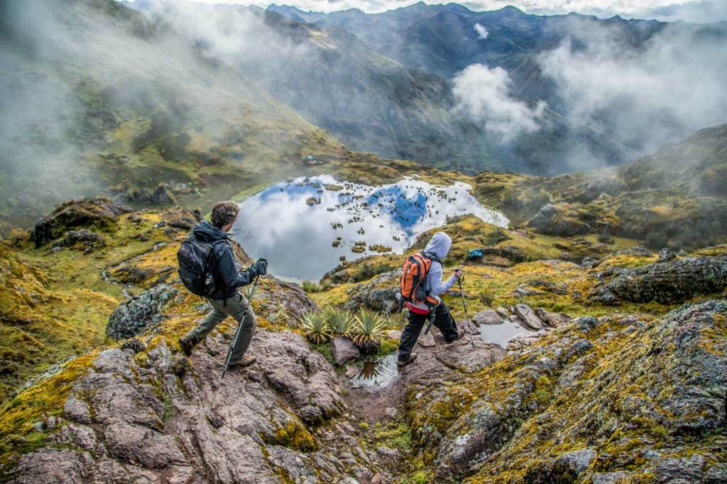 Hikers on the Lares Trek