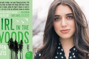 Aspen Matis and her book, Girl In The Woods