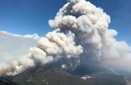 The Mendocino Complex Fire. Photo courtesy of the U.S. Forest Service.