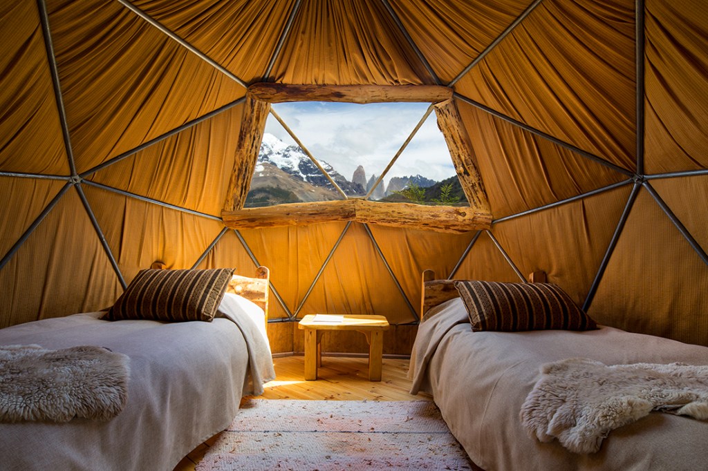 An EcoCamp suite dome.