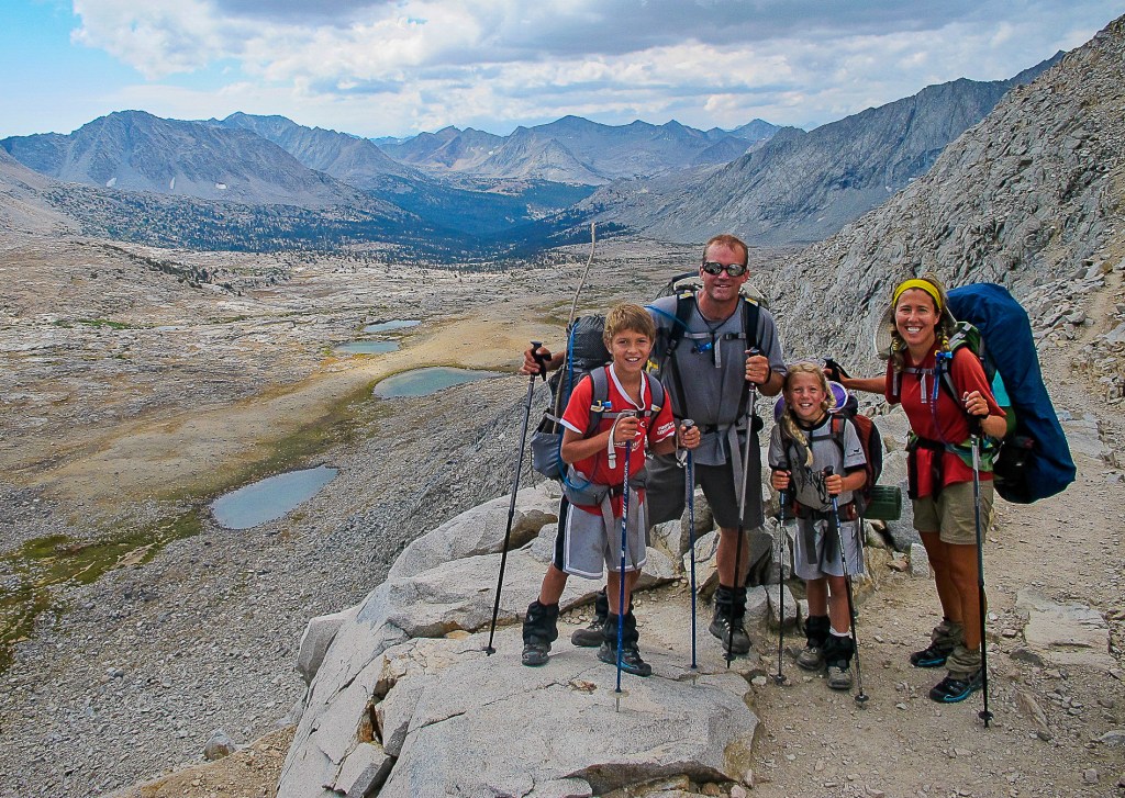 The O’Neill family from Oregon on the trail together.