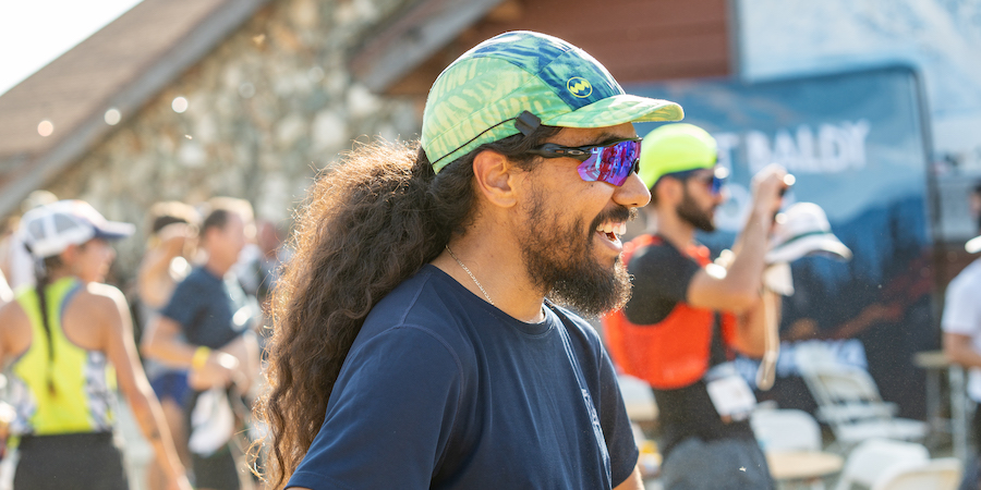Alan Ortega at the 2023 Mt Baldy 5000 trail race.