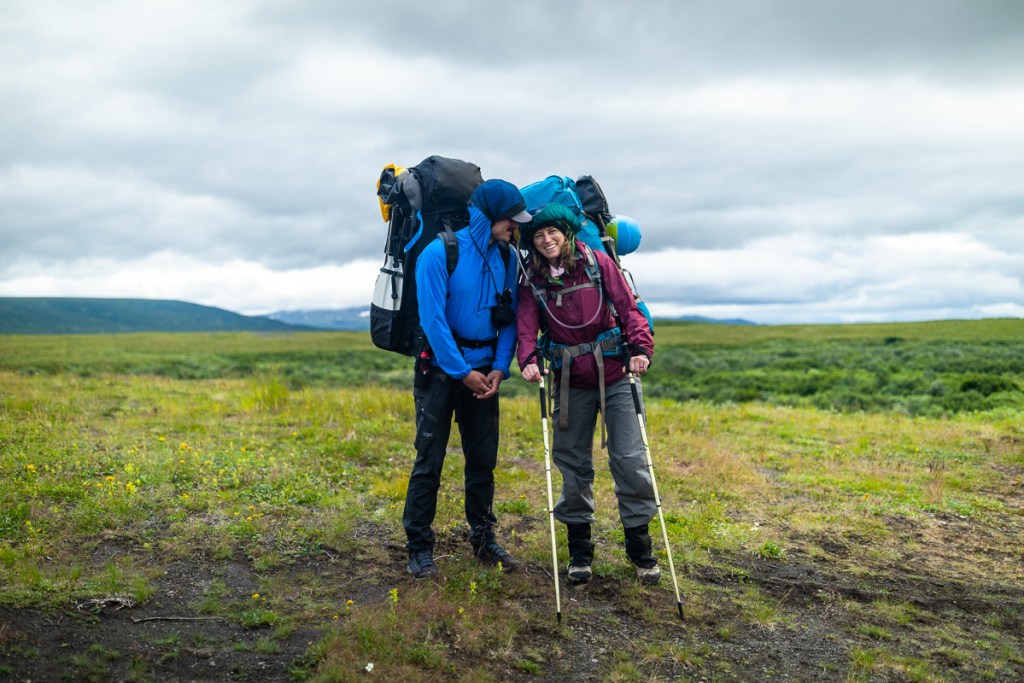 Graham and Shannon in Aniakchak