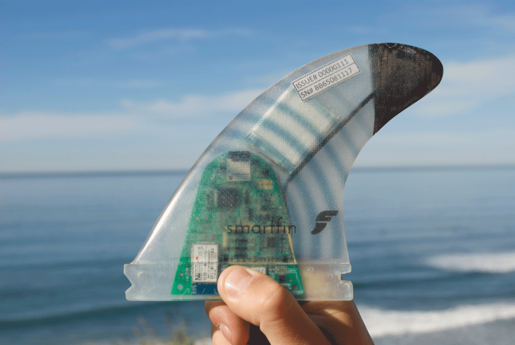 A close-up picture of a Smartfin