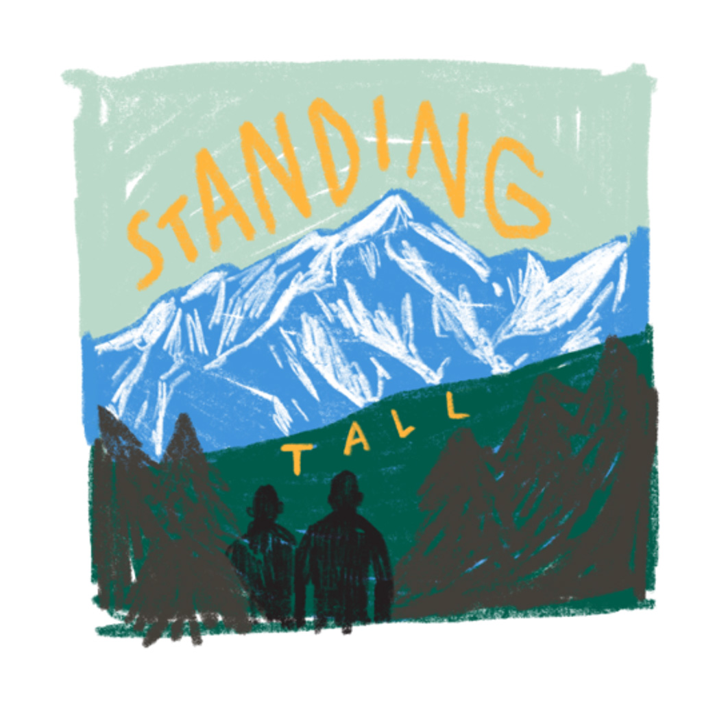 Illustration of Colorado mountain 