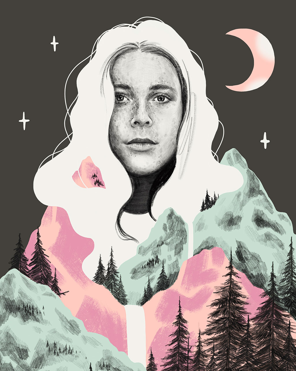 Illustration of Maggie Rogers