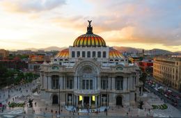 Palacio de Bellas Artes en la Ciudad de México.