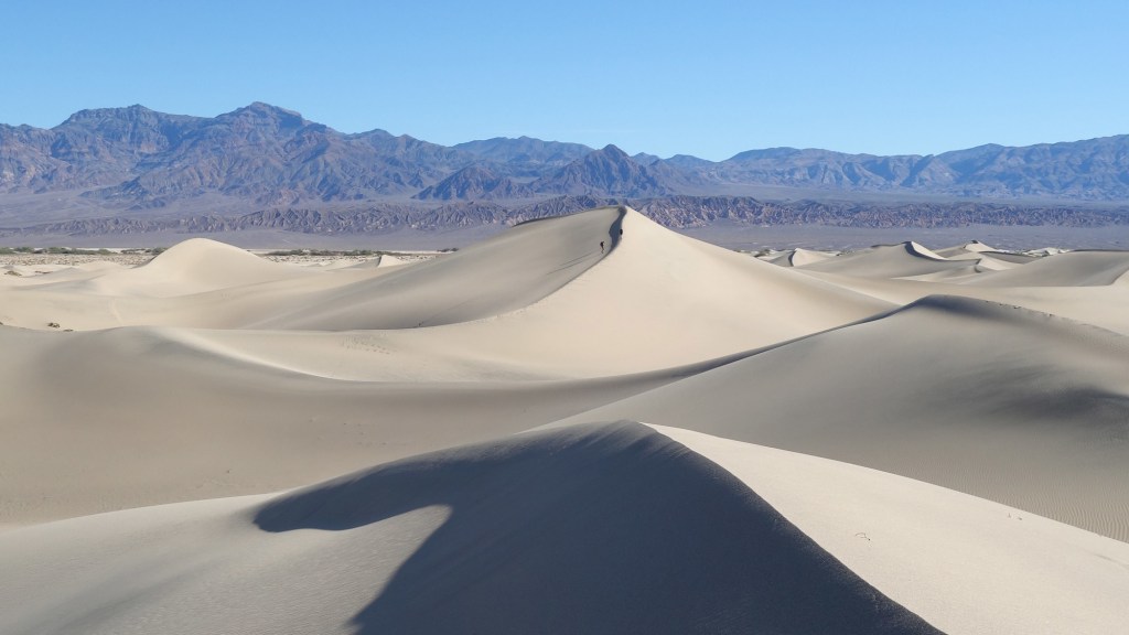 Mesquite Flat Sand Dunes in morning light.