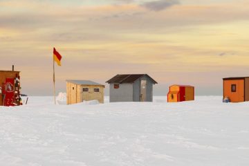 Photo Essay: Canada’s Ice-fishing Huts