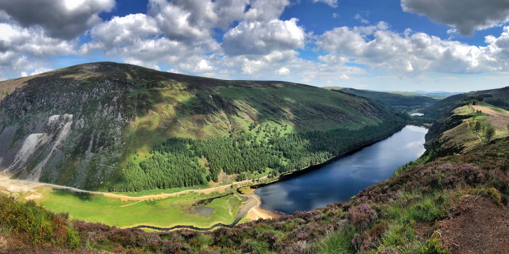 The Wicklow Mountains are one reason why Ireland is known as the Emerald Isle. 