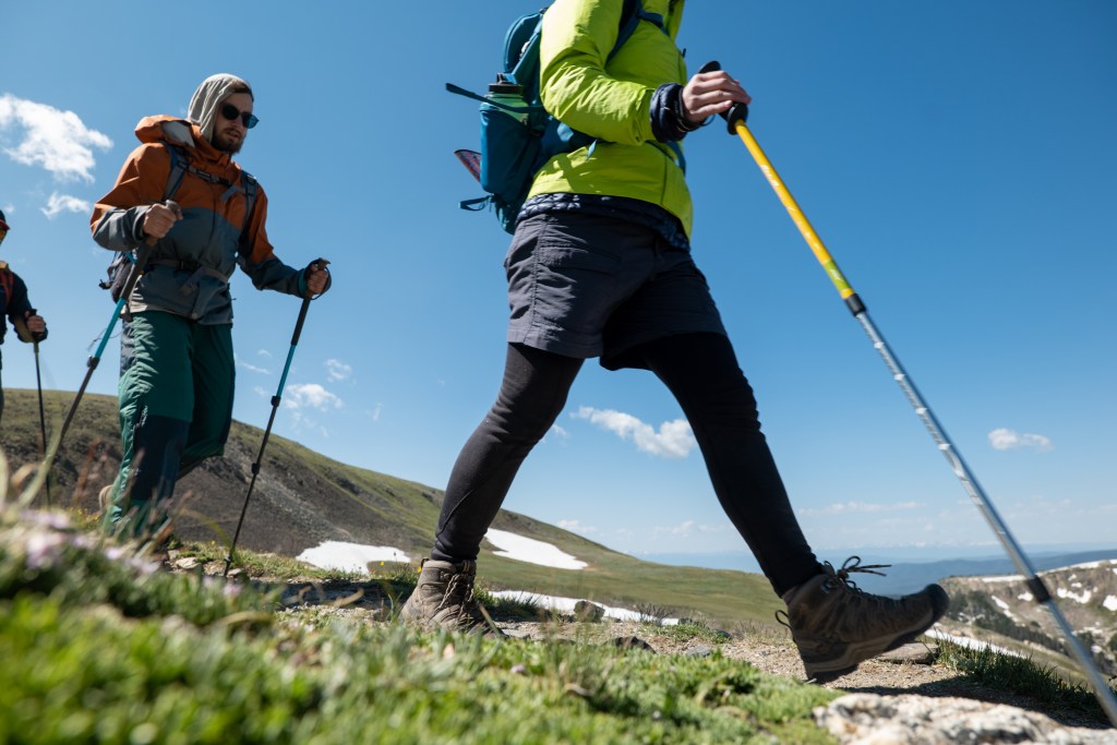 The Venture Out Project participants hiking together