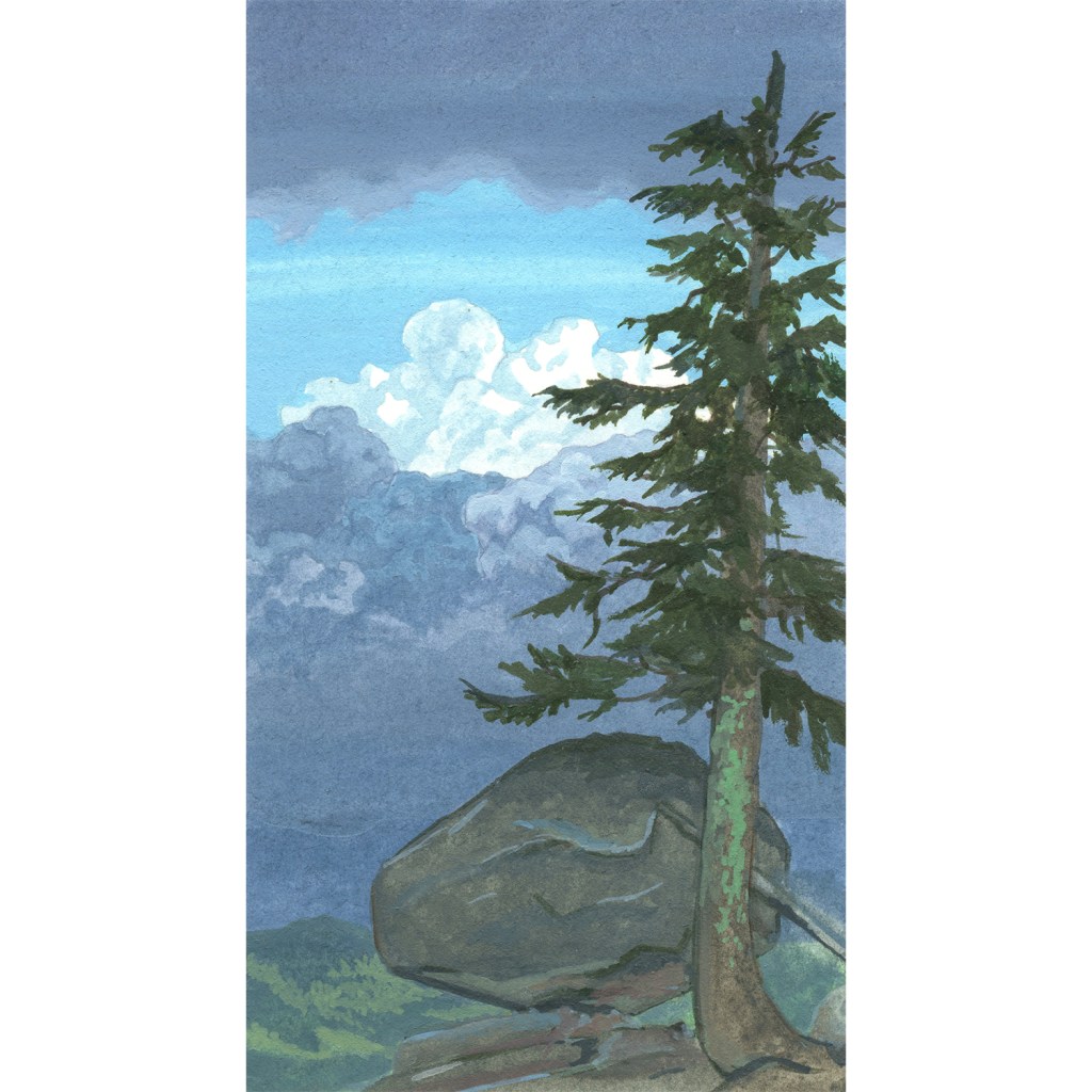 A watercolor painting by MaryEllen Hackett