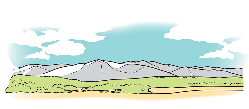 Illustration of Sierra Nevada