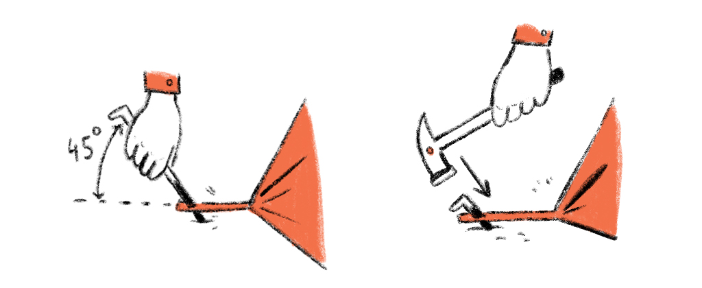stake your tent