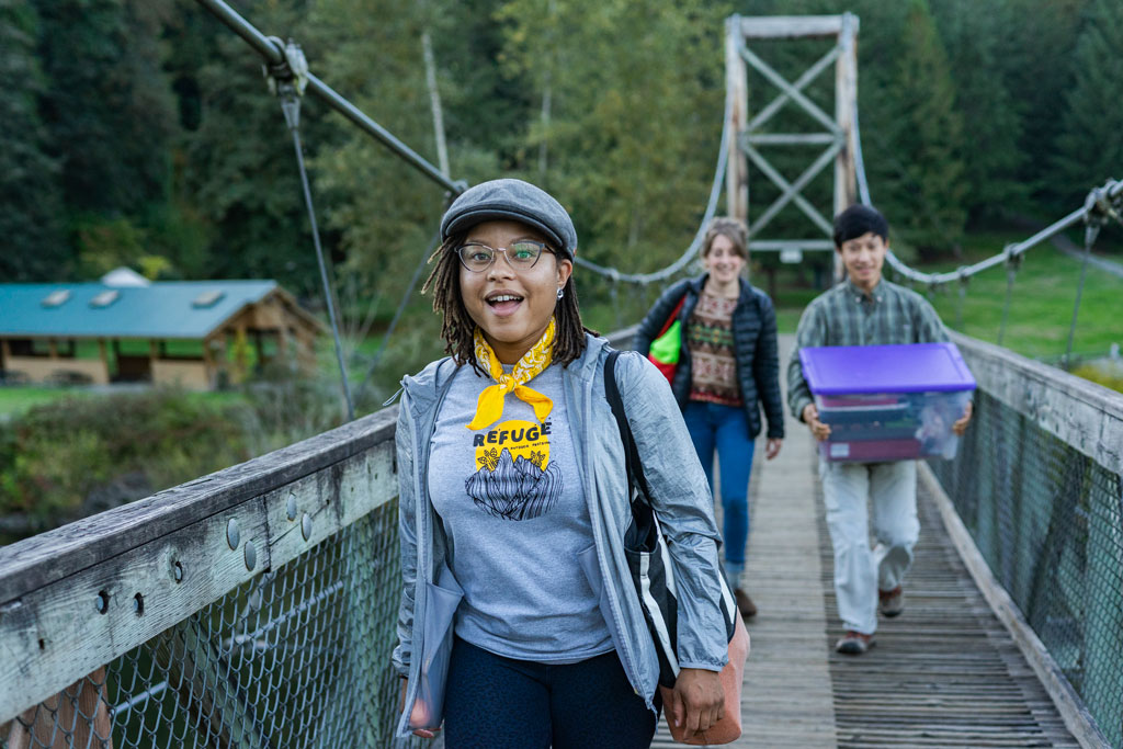 Participant at Refuge Outdoor Festival